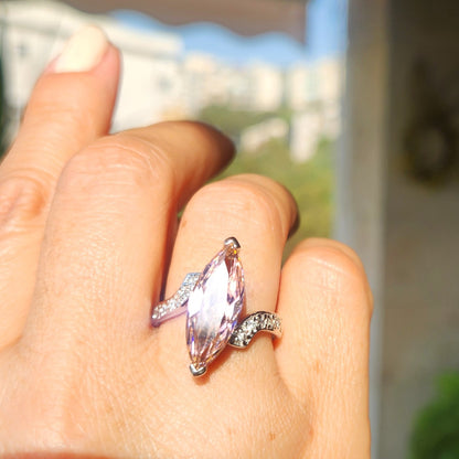 Pink Marquise Ring