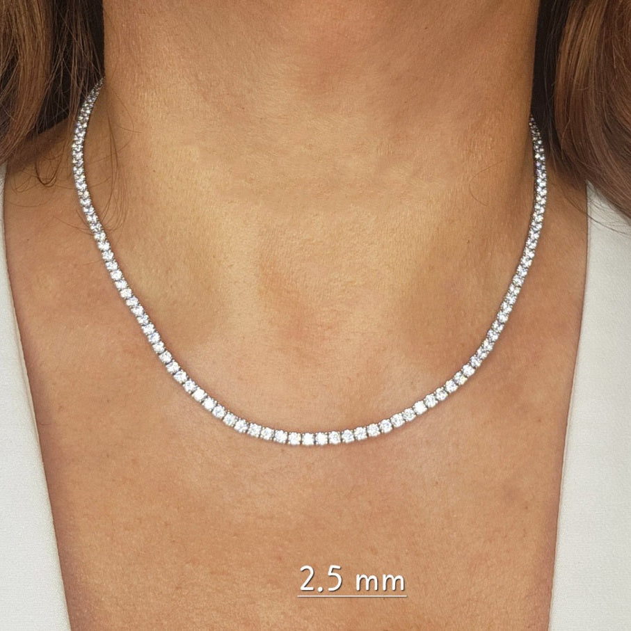 Classic Tennis Necklace 2.5 mm