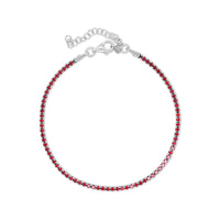 Red Garnet Tennis Bracelet image