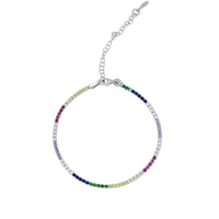 Rainbow Light Tennis Bracelet image