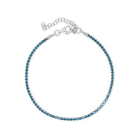 Sky-blue Light-Tennis Bracelet image