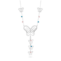 Butterfly Bloom Charm Necklace image