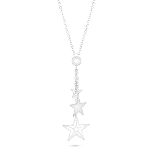 Celestial Stars Drop Necklace