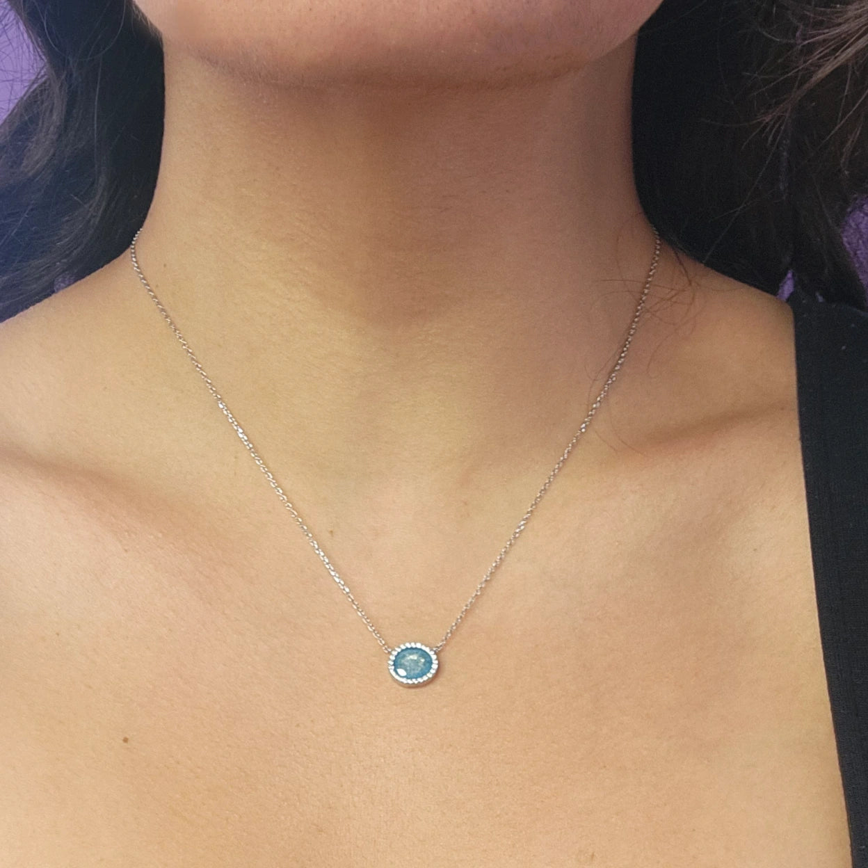 Sparkling Circle Necklace