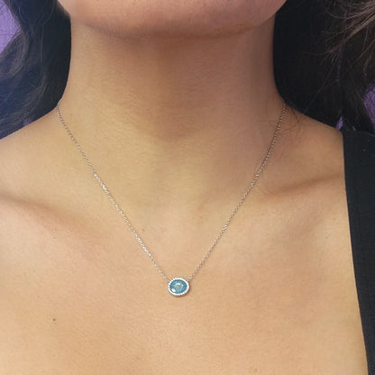 Sparkling Circle Necklace