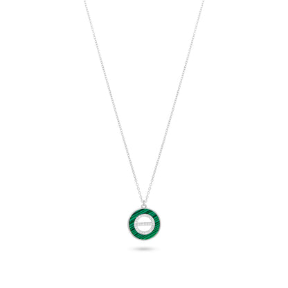 Green Malachite Pendant Necklace