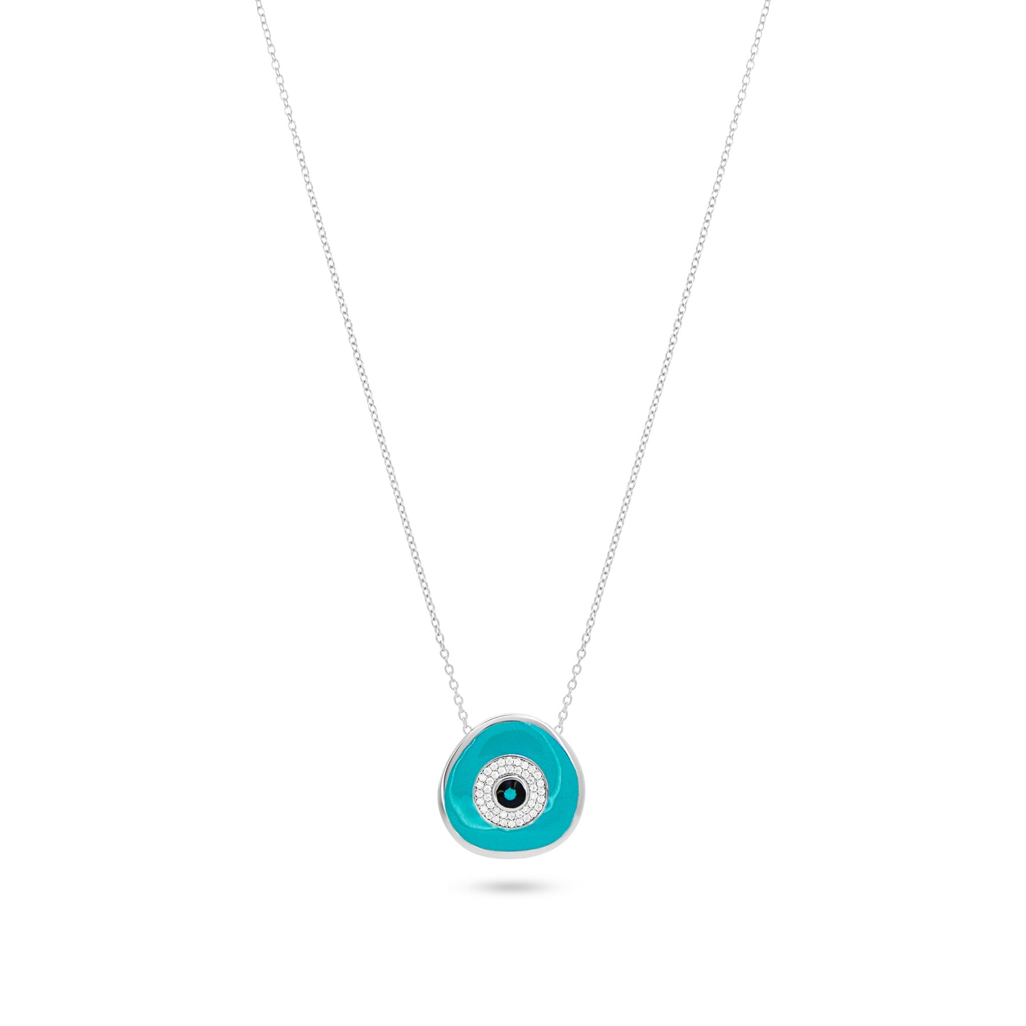 Turquoise Evil Eye Pendant