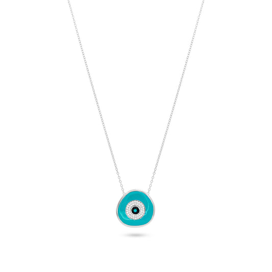 Turquoise Evil Eye Pendant