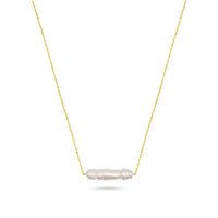 Horizontal Pearl Bar Necklace image
