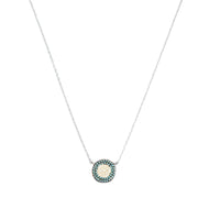 Small abstract Evil Eye Necklace image