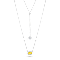 Yellow Oval Necklace image