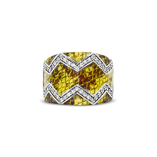Radiant Geometric Elegance Ring
