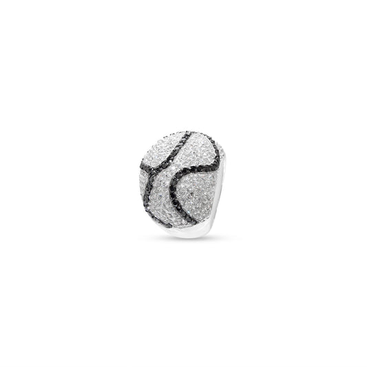 Swirl Pave Statement Ring