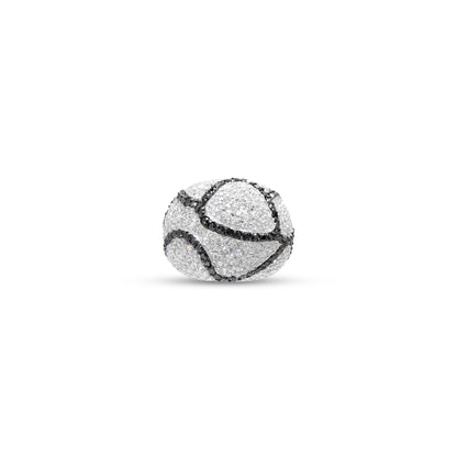 Swirl Pave Statement Ring