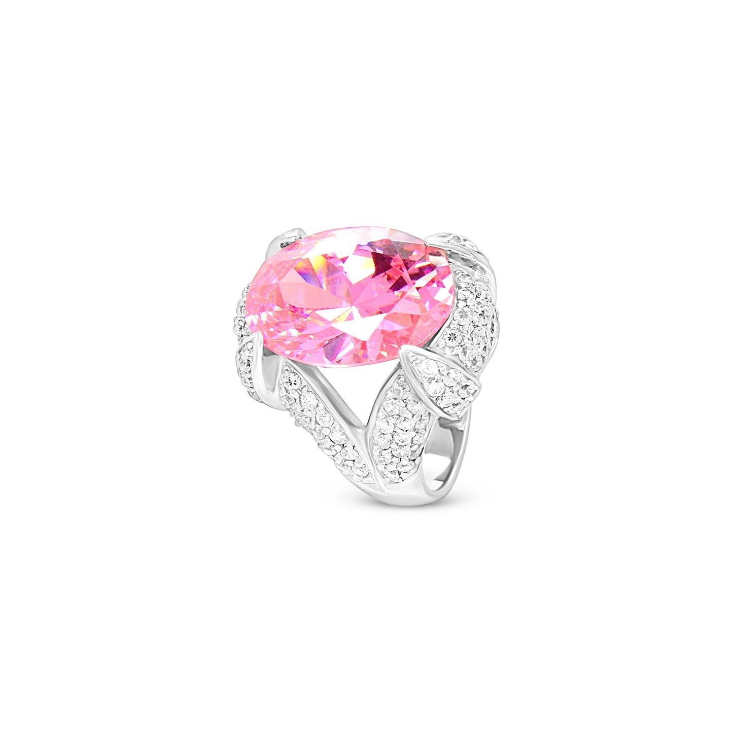 Pink Griffe Stone Ring