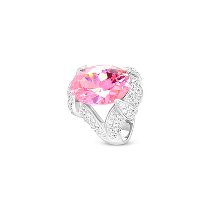 Pink Griffe Stone Ring