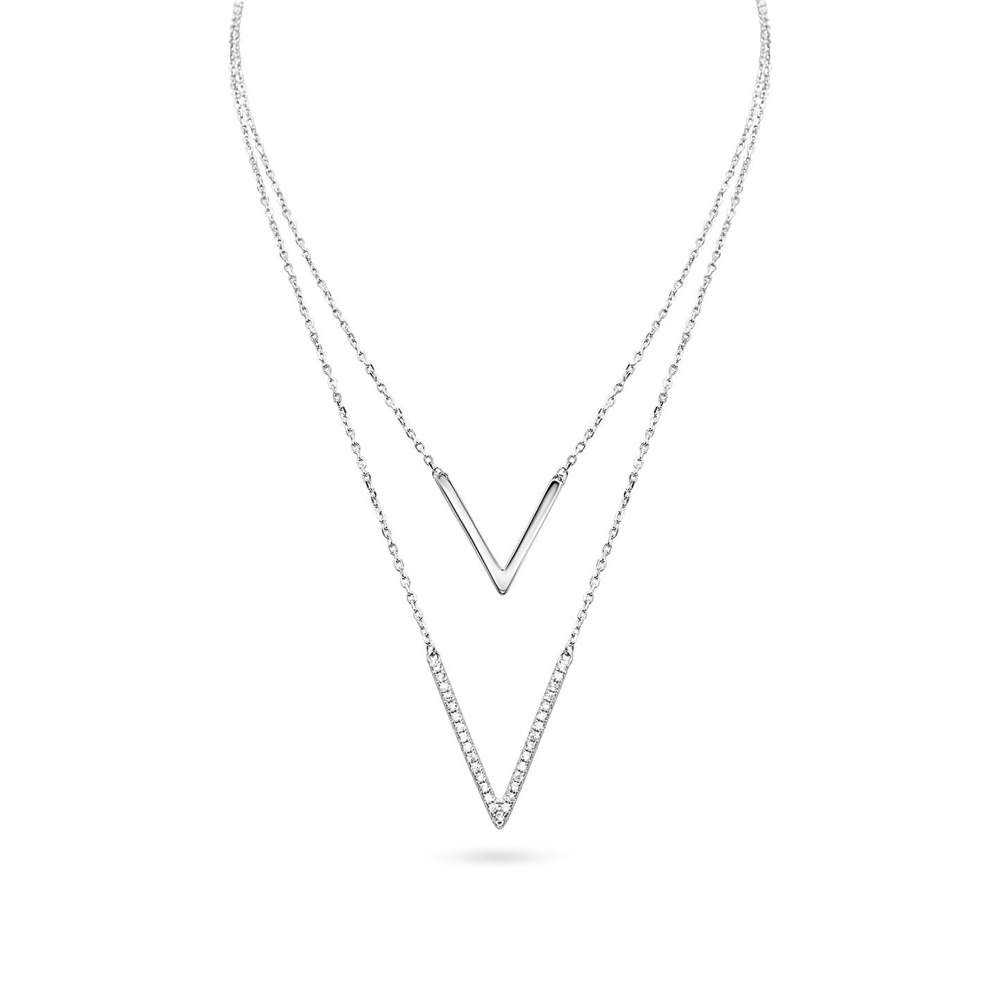 Double V Necklace