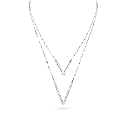 Double V Necklace