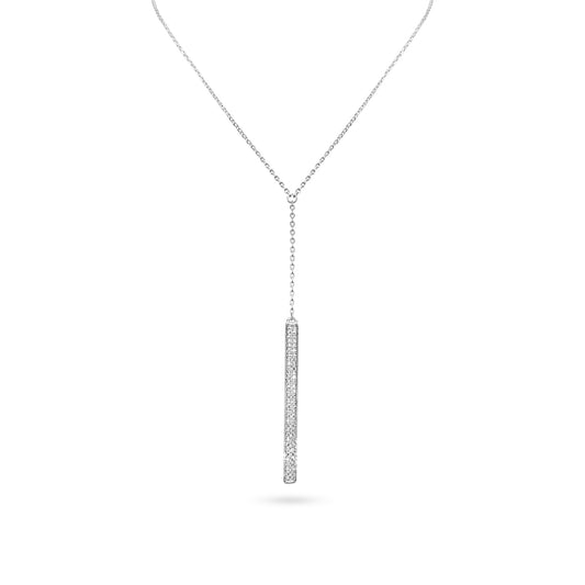 Radiant Bar Drop Necklace