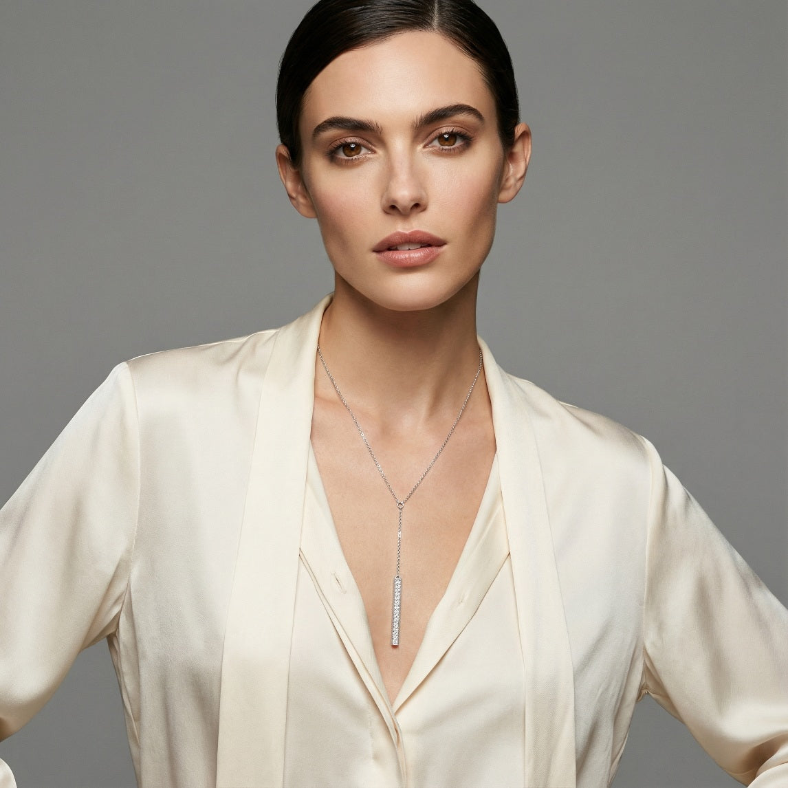 Radiant Bar Drop Necklace