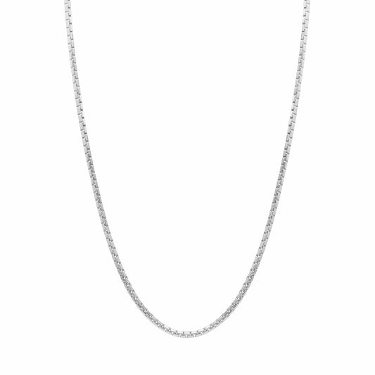 Box Chain 2mm - Flat Diamond Cut