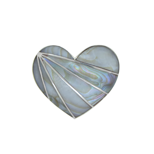 Mother of Hearts Pearl Pendant
