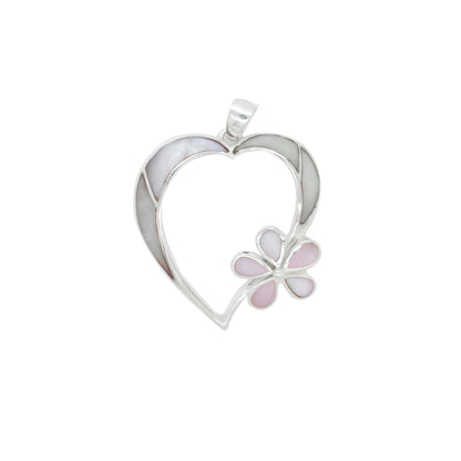 FlowerHeart Pearl Pendant