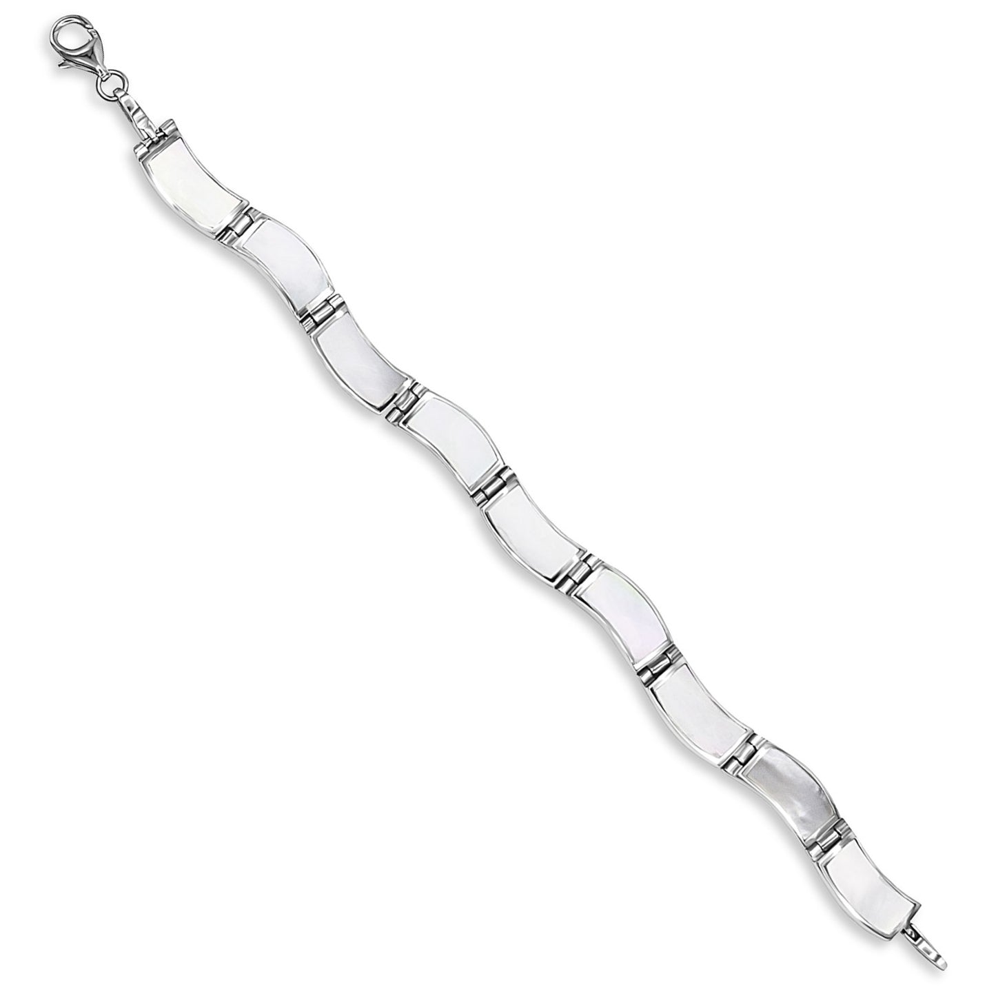 Wavy Pink Pearl Bracelet
