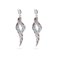 Tidal Leaf Drop Earrings image