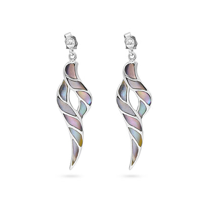 Tidal Leaf Drop Earrings