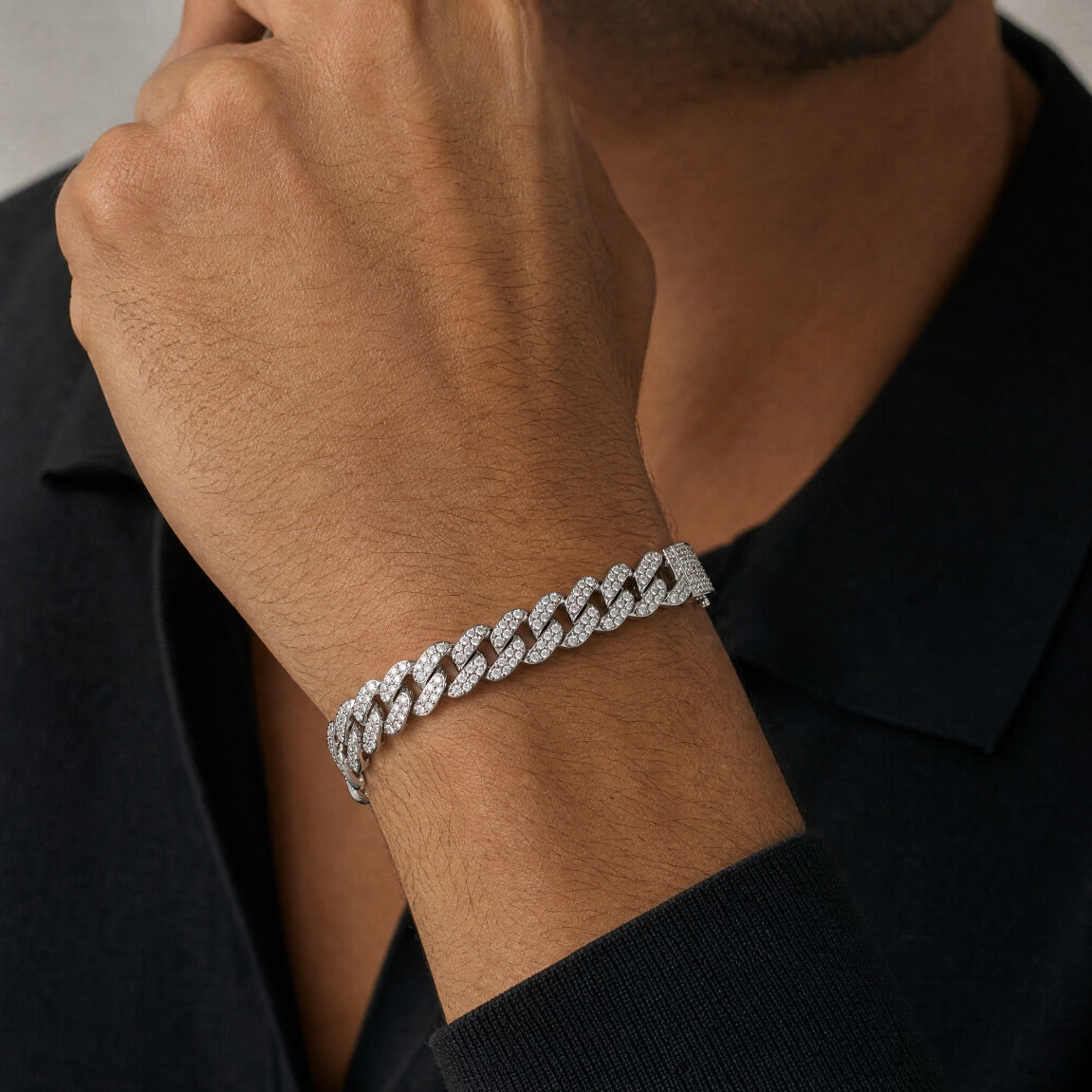 Pavé Cuban Link Bracelet