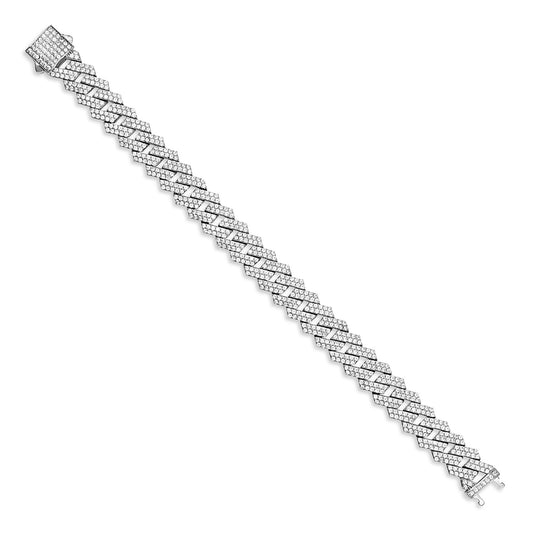 Chevron Pavé Link Bracelet