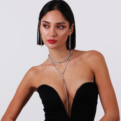 Drop Tennis Necklace