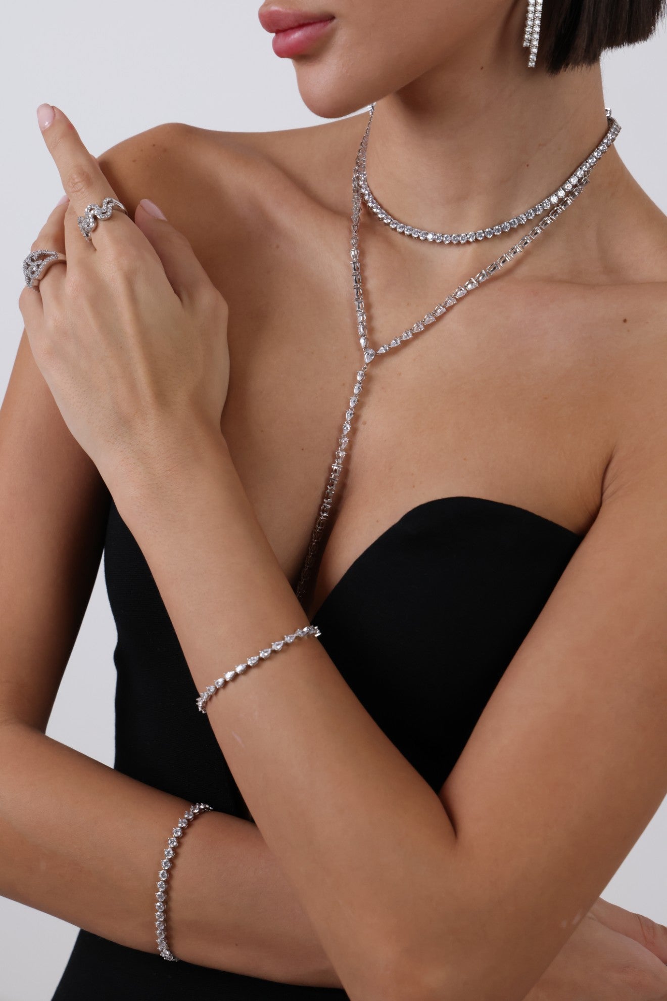 Poire Tennis Bracelet