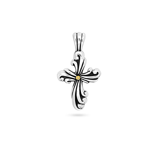 Vintage Filigree Cross Pendant