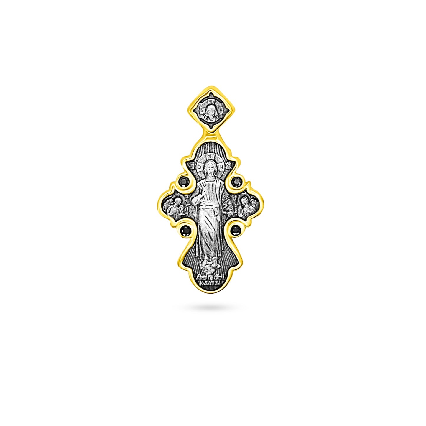 Double Sided Cross - Christ and St Mary