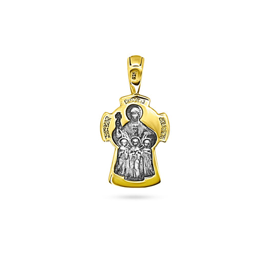 Double Sided Icon Cross