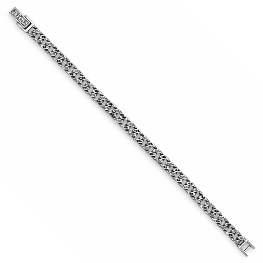 Curb Chain Oxidized Bracelet