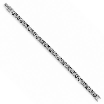 Curb Chain Oxidized Bracelet