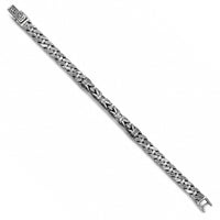 Double Curb Oxidized Bracelet image