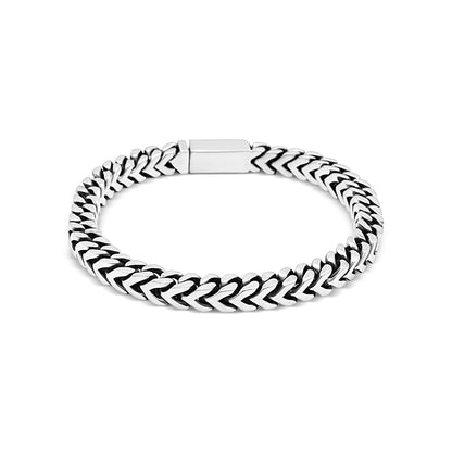 V-Link Oxidized Bracelet