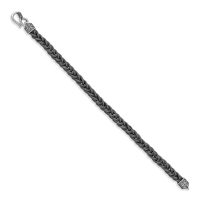 Braided Oxidized Bracelet