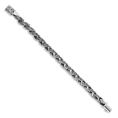 Twisted Oxidized Bracelet