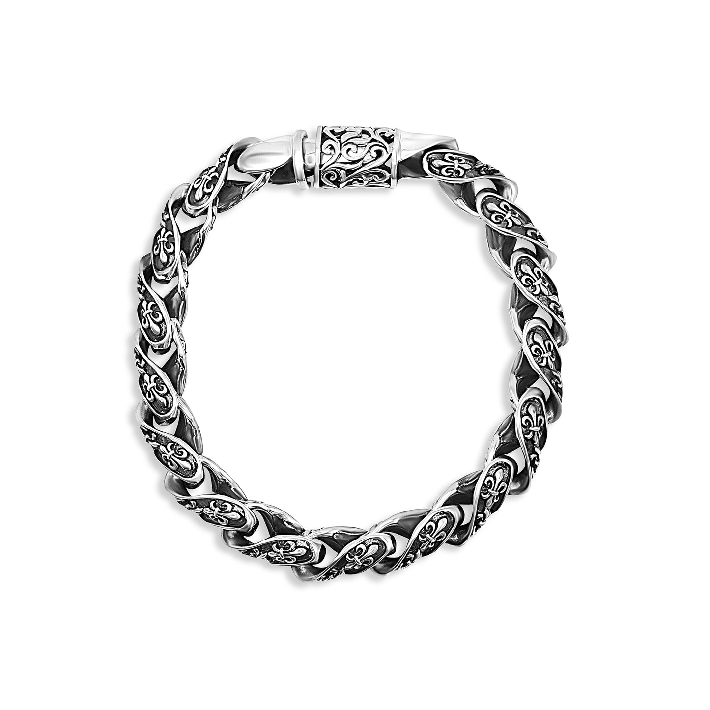 Twisted Oxidized Bracelet