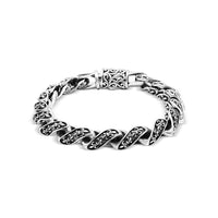 Twisted Oxidized Bracelet image