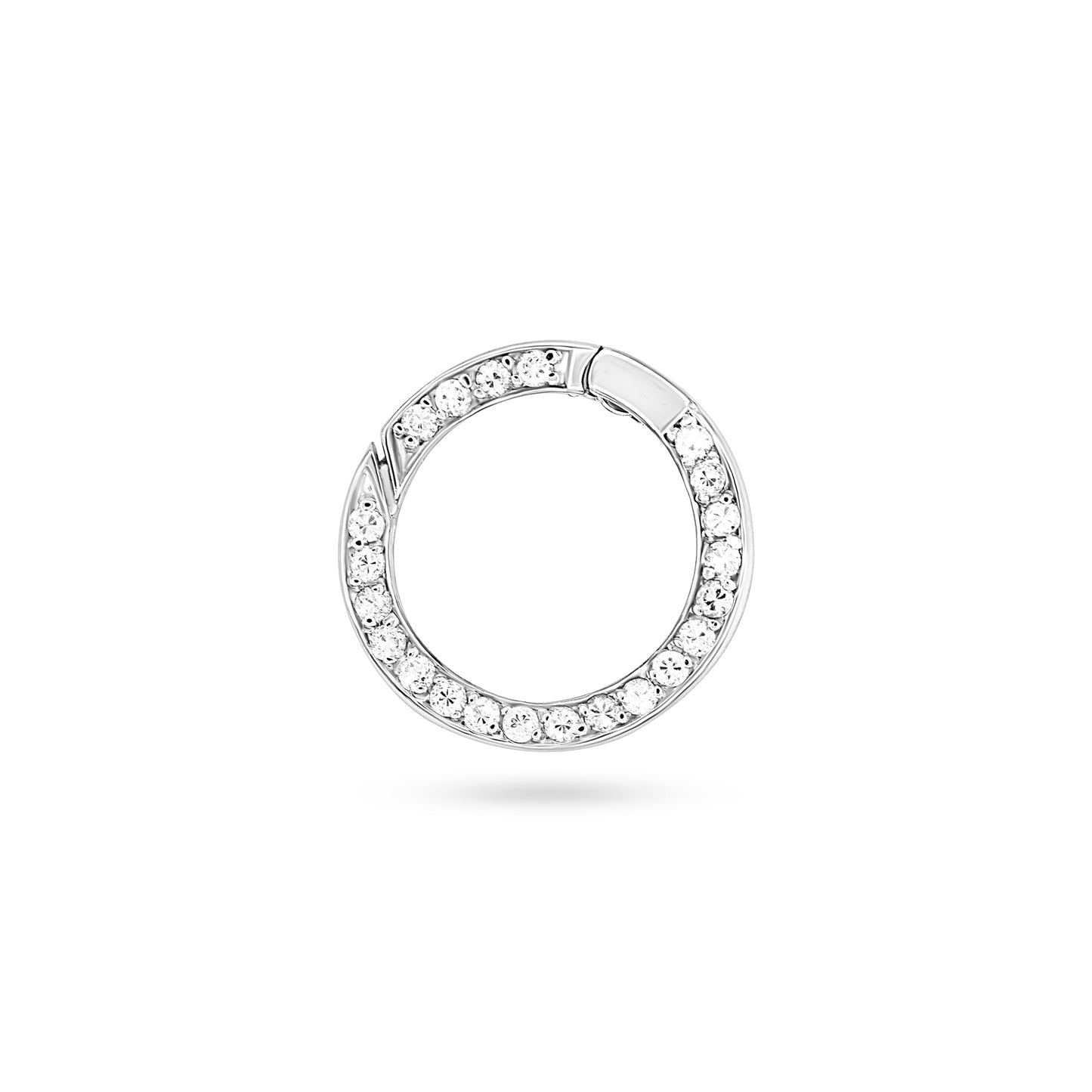 Circular Zircon Clasp - 1 Sided