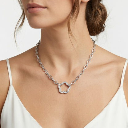 Sparkling Flower Clasp