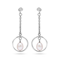 Elegant Pearl Drop Earrings image