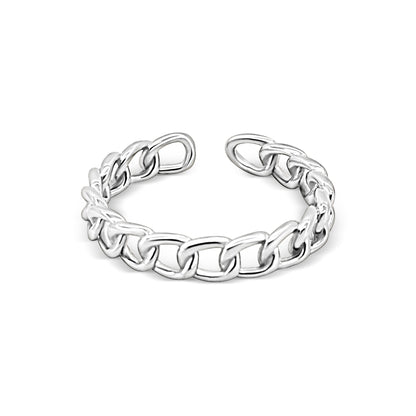 Chain Link Elegance Ring