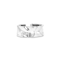 Flowing Silver Wave Ring image